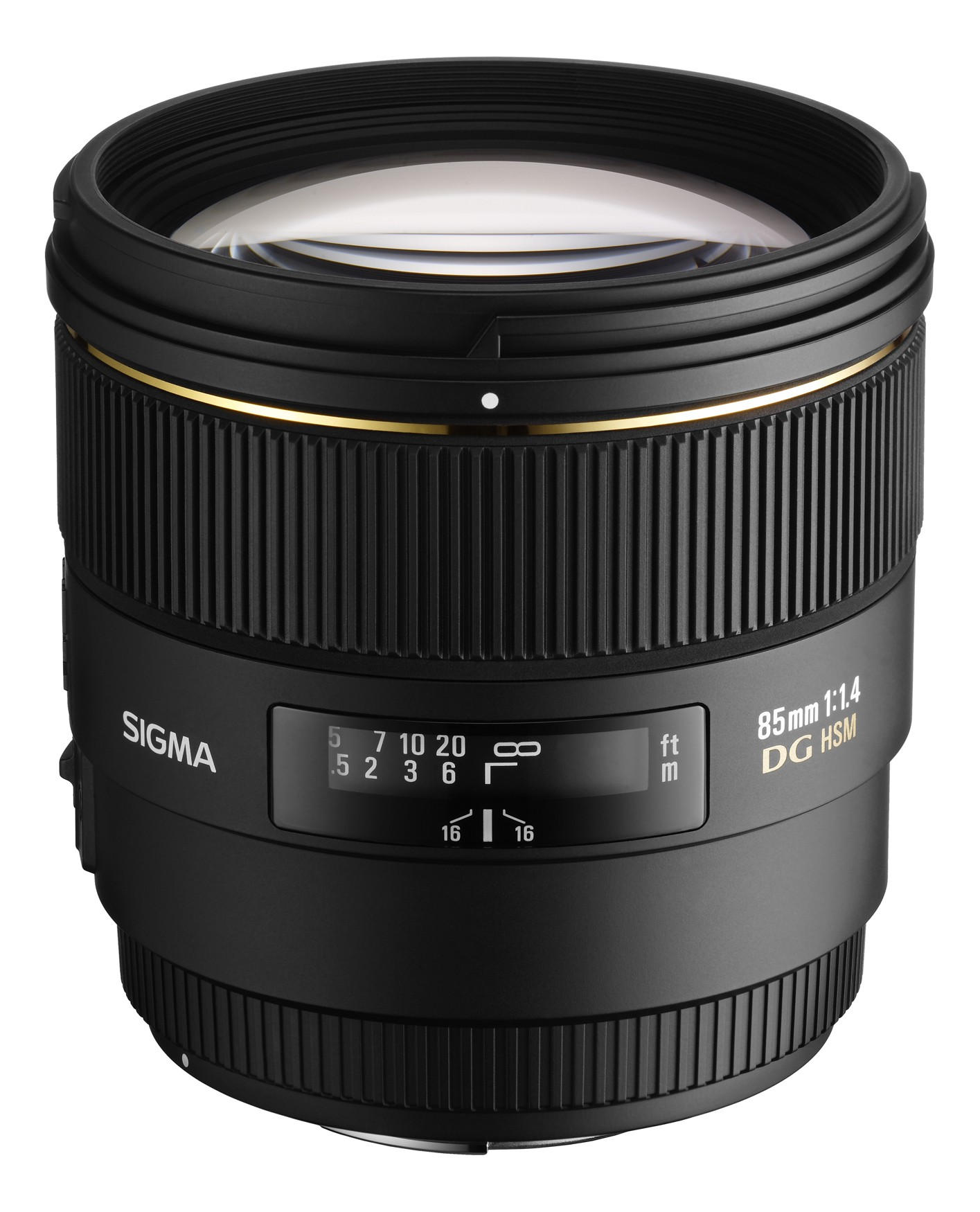 Fast short telephoto lens by Sigma for Canon EF full-frame system.